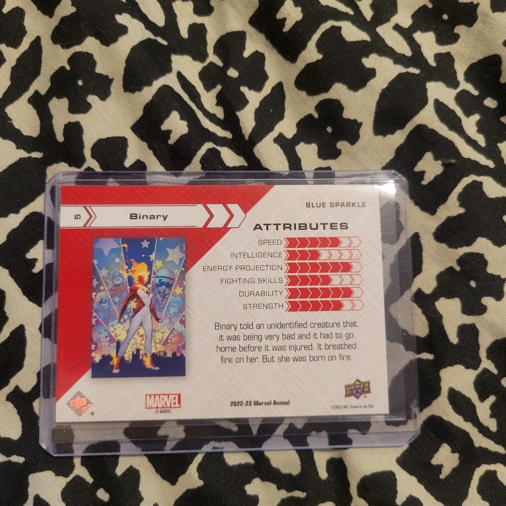 Marvel Annual Binary Trading Card - image 2